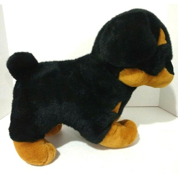 Peek a Boo Toys Plush Rottweiler Dog 15" - Picture 4 of 7